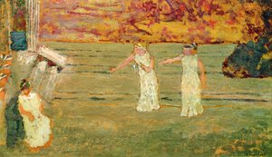 劇場の舞台、1893年頃（板） 作： Edouard Vuillard